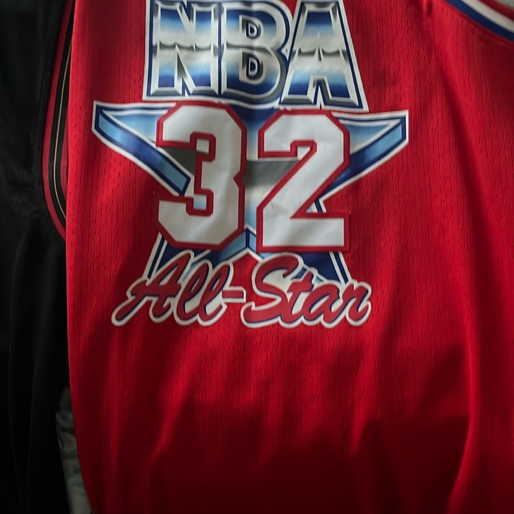 Red NBA All-Star Jersey Magic Johnson retro 1991